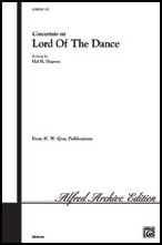 Concertato on Lord of the Dance SATB choral sheet music cover